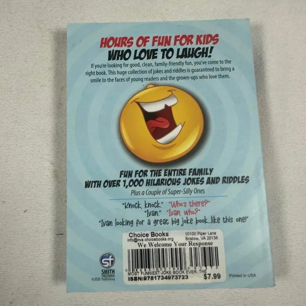The most funniest joke book ever!!